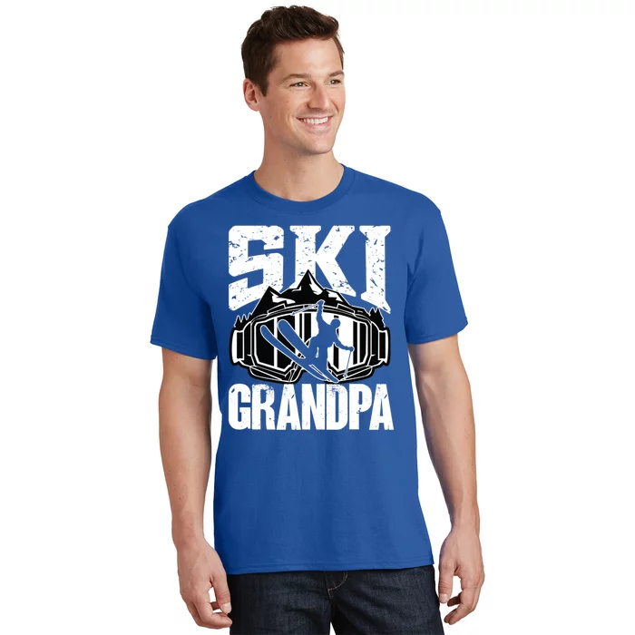 Ski Grandpa Gift Ski Driver Funny Ski Skiing Funny Gift T-Shirt