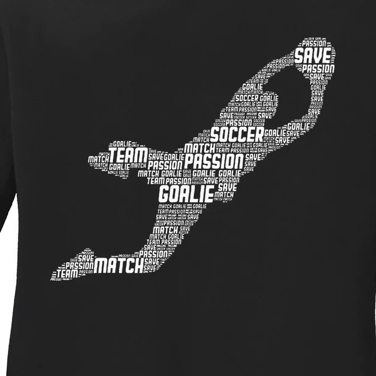 Soccer Goalie Goalkeeper Ladies Long Sleeve Shirt