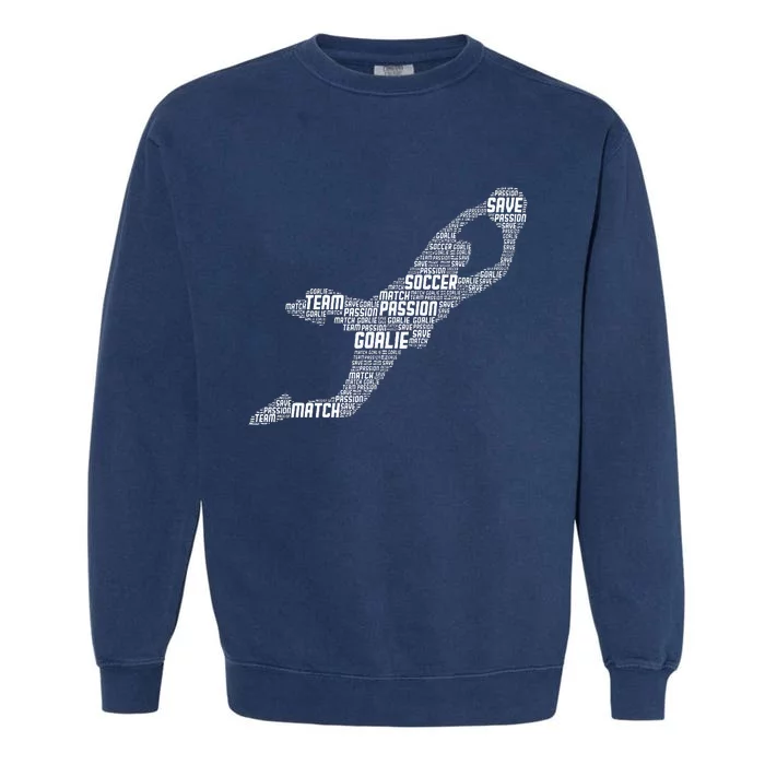 Soccer Goalie Goalkeeper Garment-Dyed Sweatshirt