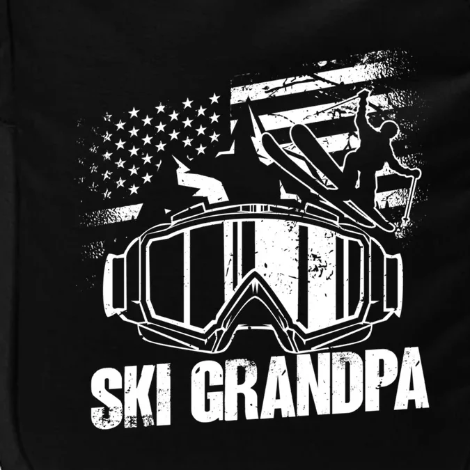 Ski Grandpa Gift Ski Driver Funny Ski Skiing Great Gift Impact Tech Backpack