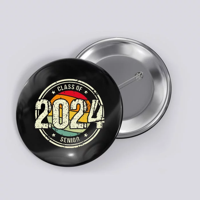 Senior Graduation Gift Class Of 2024 Button