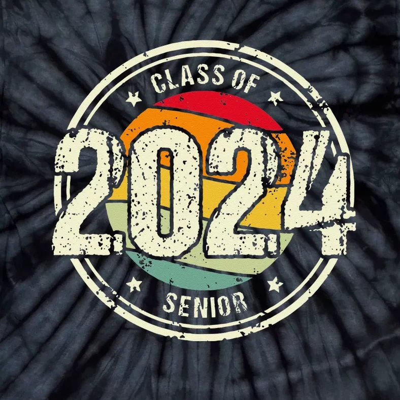 Senior Graduation Gift Class Of 2024 Tie-Dye T-Shirt