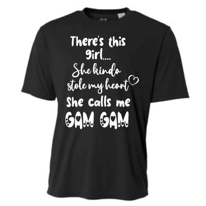 Special Grandma Grandmother This Girl Calls Me Gam Gam Cooling Performance Crew T-Shirt