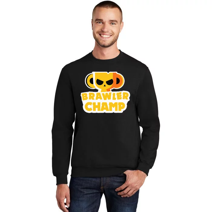 Star Gamer Gaming Gift Idea Stars Brawler Boy Beawl Tall Sweatshirt