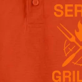 Serial Griller Grilling Bbq Grill Master Smoker Cooking Dad Great Gift Dry Zone Grid Performance Polo