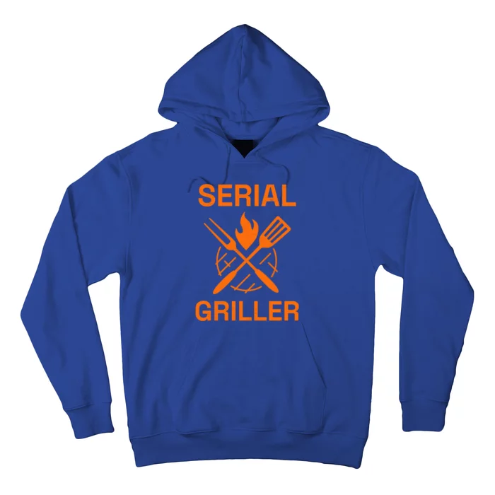 Serial Griller Grilling Bbq Grill Master Smoker Cooking Dad Great Gift Hoodie