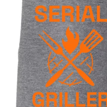 Serial Griller Grilling Bbq Grill Master Smoker Cooking Dad Great Gift Doggie 3-End Fleece Hoodie