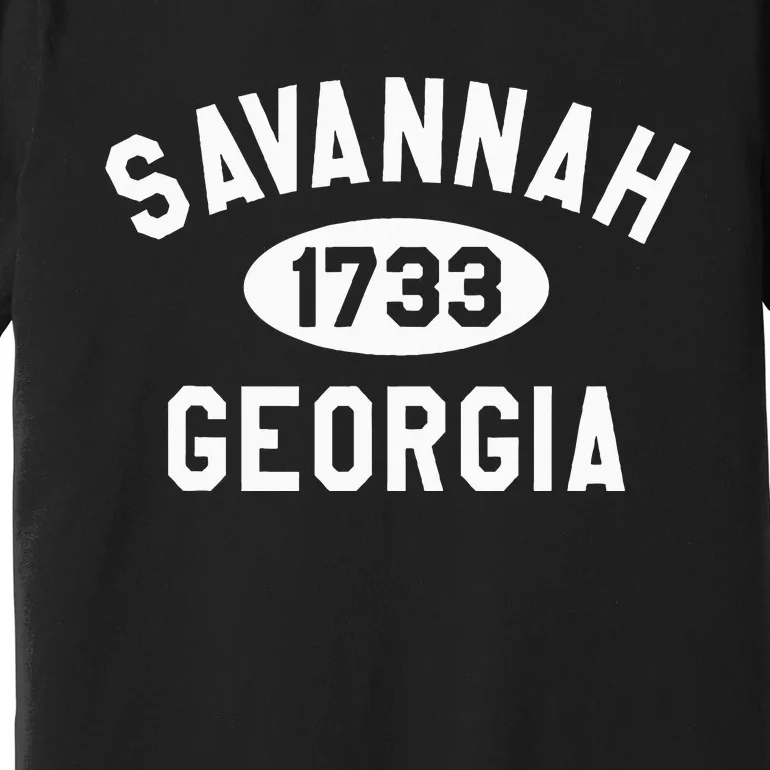 Savannah Georgia Ga Souvenirs Premium T-Shirt