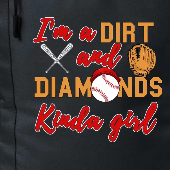 Softball Great Gift Dirt And Diamonds Kinda Great Gift Daily Commute Backpack