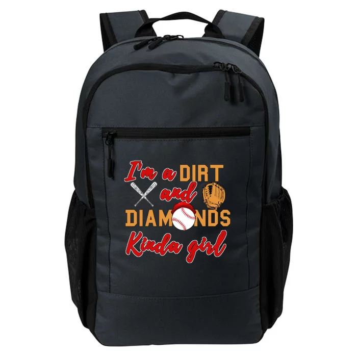 Softball Great Gift Dirt And Diamonds Kinda Great Gift Daily Commute Backpack