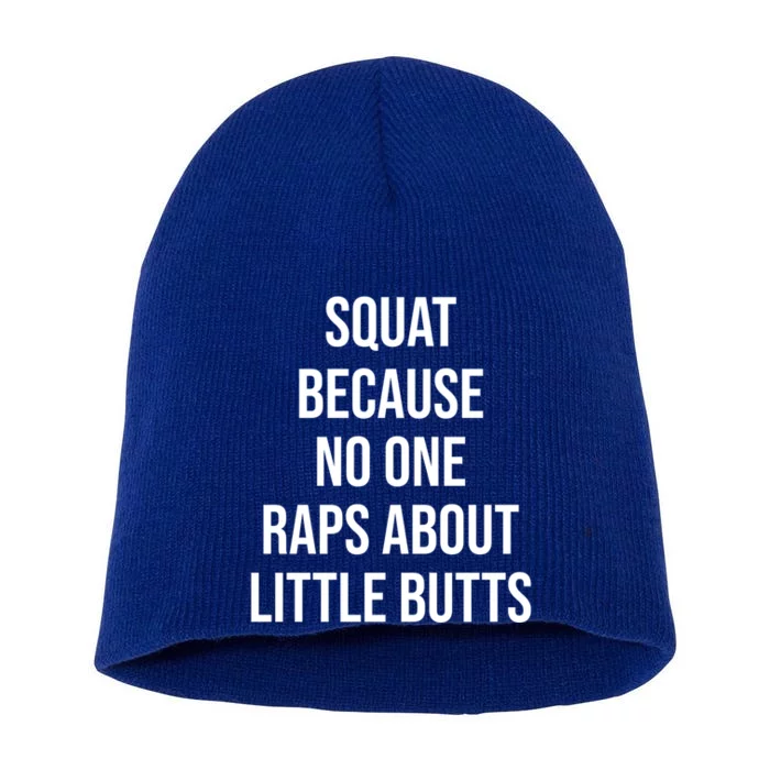 Squat Gym Gym Bodybuilding Funny Gift Short Acrylic Beanie