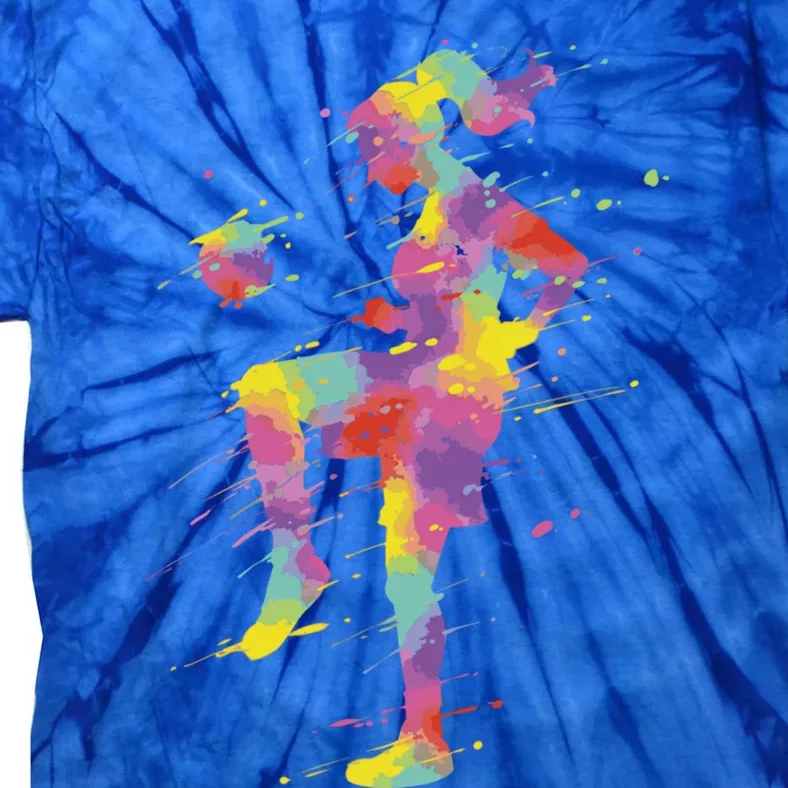 Soccer Girl Gift Tie-Dye T-Shirt