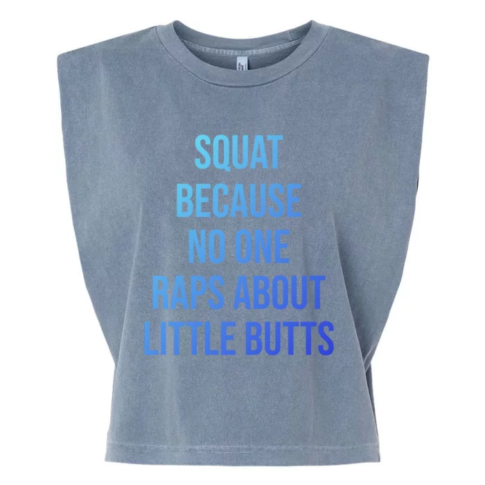 Squat Gym Gym Bodybuilding Funny Gift Garment-Dyed Women's Muscle Tee