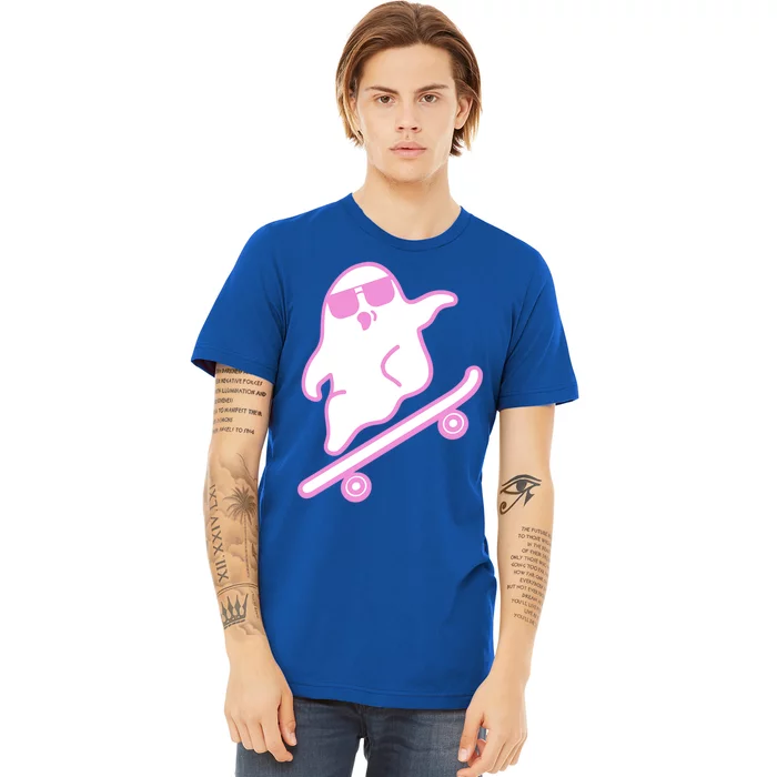 Skateboarding Ghost Great Gift Premium T-Shirt