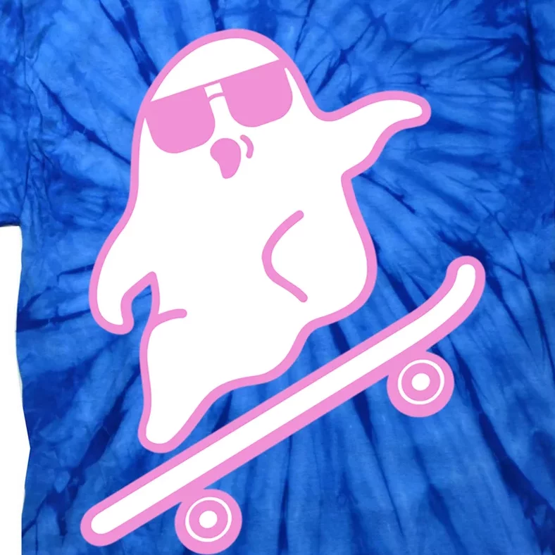 Skateboarding Ghost Great Gift Tie-Dye T-Shirt