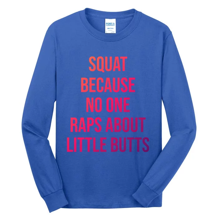 Squat Gym Gym Bodybuilding Funny Gift Tall Long Sleeve T-Shirt