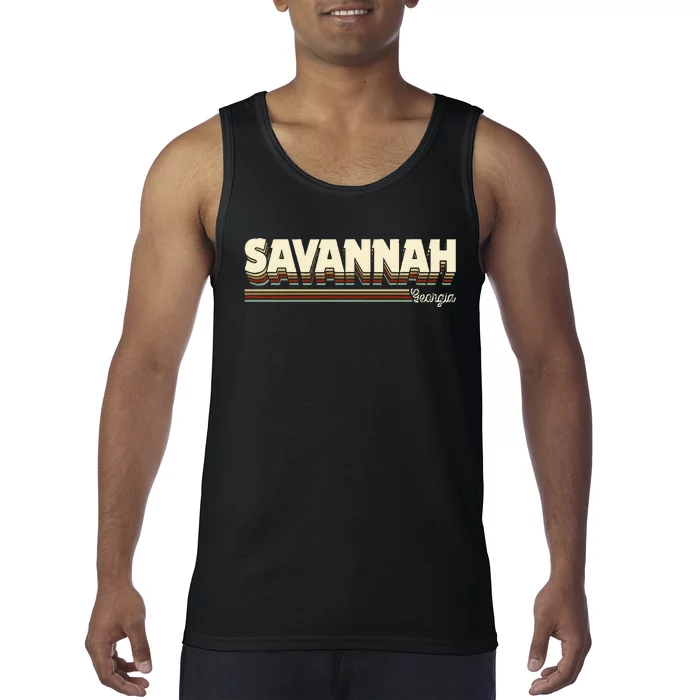 Savannah Georgia Ga Gifts Souvenirs Tank Top