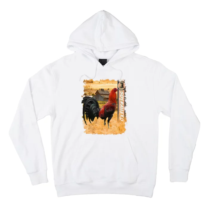 Soy Gallero Gamefowl Rooster Cockfighting Enthusiast Hoodie