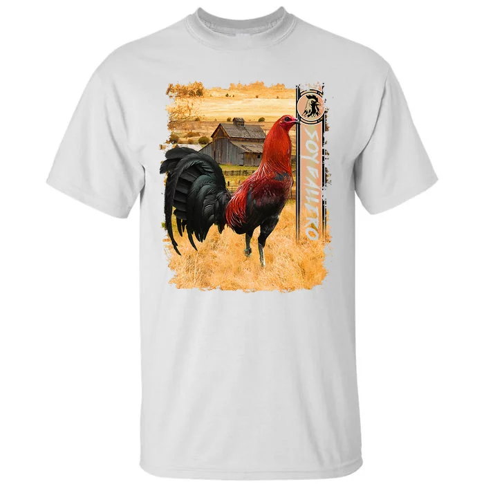 Soy Gallero Gamefowl Rooster Cockfighting Enthusiast Tall T-Shirt