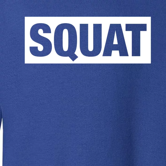 Squat Gym Gift Toddler Sweatshirt