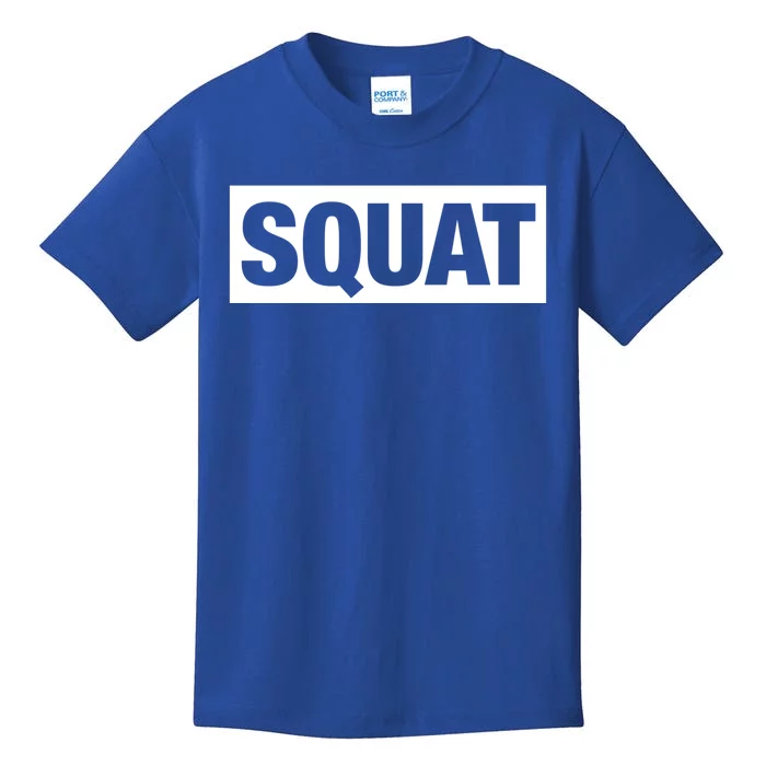 Squat Gym Gift Kids T-Shirt