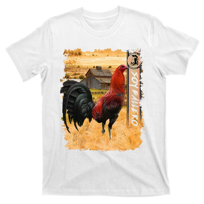 Soy Gallero Gamefowl Rooster Cockfighting Enthusiast T-Shirt