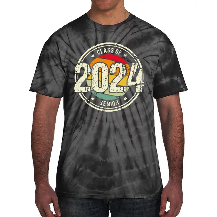 Senior Graduation Gift Class Of 2024 Tie-Dye T-Shirt