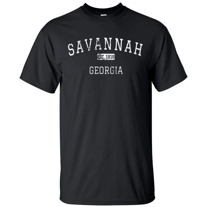 Savannah Georgia Ga Vintage Tall T-Shirt