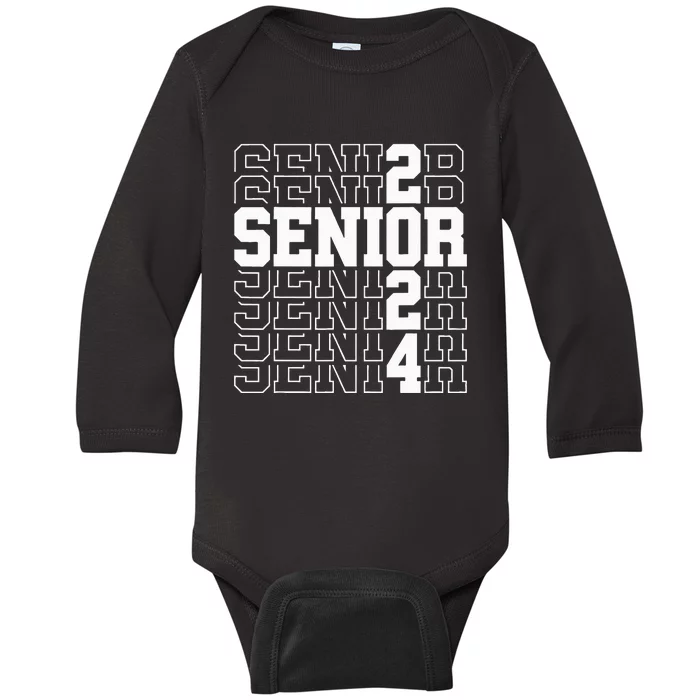 Senior Graduation Gift Class of 2024 Senior Baby Long Sleeve Bodysuit