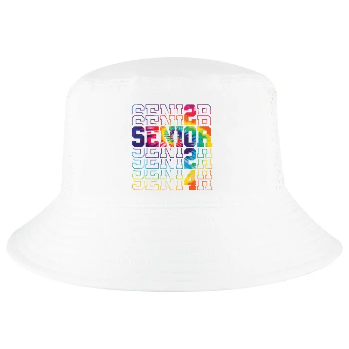 Senior Graduation Gift Girl Class Of 2024 Senior Tie Dye Cool Comfort Performance Bucket Hat