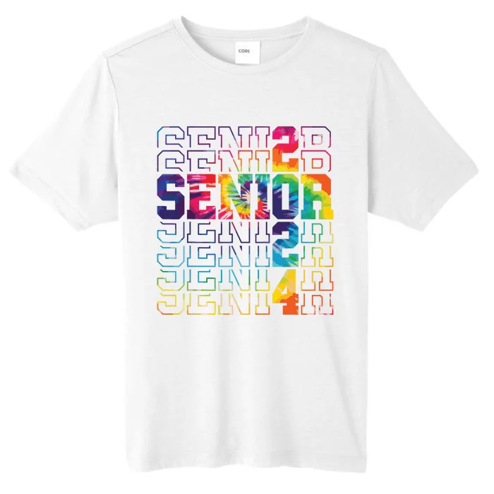 Senior Graduation Gift Girl Class Of 2024 Senior Tie Dye ChromaSoft Performance T-Shirt