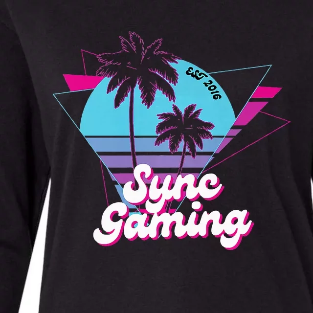 Sync Gaming Gear Womens Cotton Relaxed Long Sleeve T-Shirt