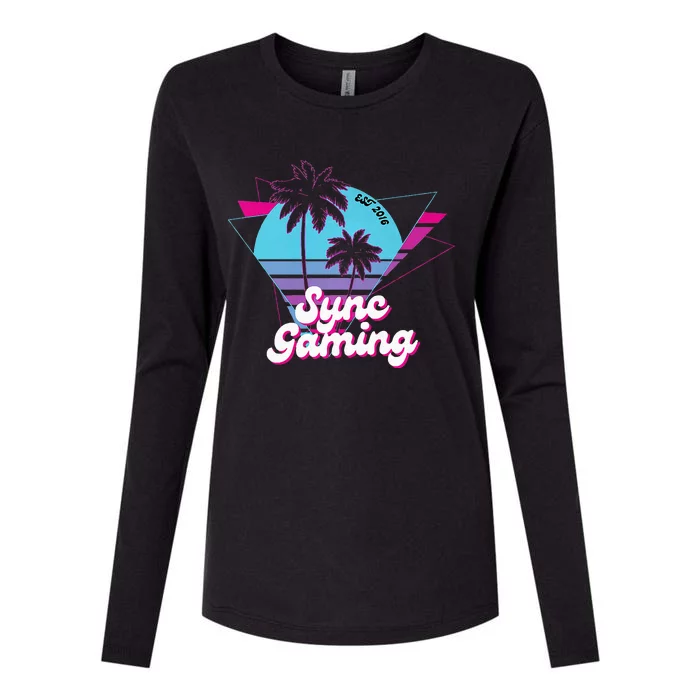 Sync Gaming Gear Womens Cotton Relaxed Long Sleeve T-Shirt