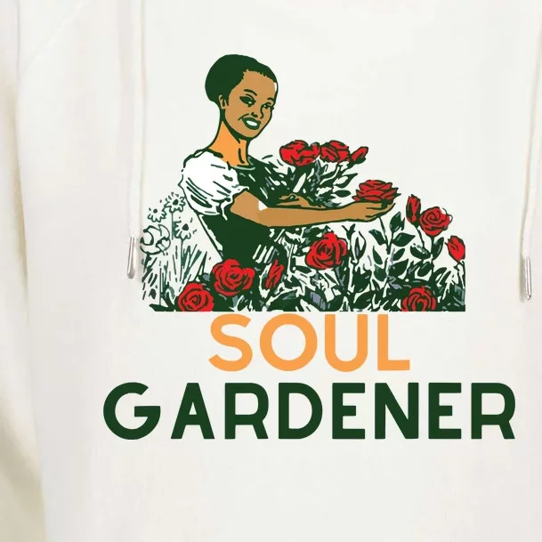 Soul Gardener Gardening African American Womens Funnel Neck Pullover Hood