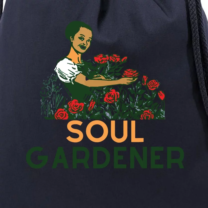 Soul Gardener Gardening African American Drawstring Bag