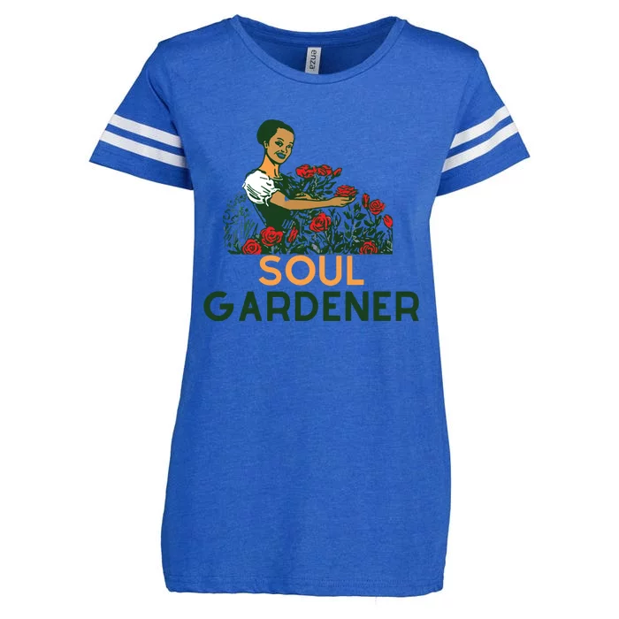 Soul Gardener Gardening African American Enza Ladies Jersey Football T-Shirt