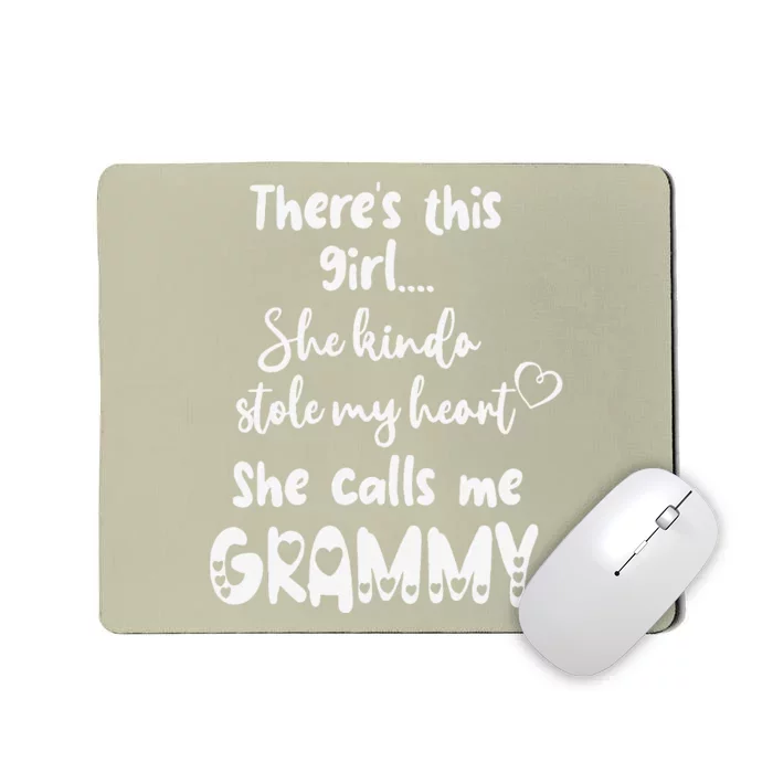 Special Grandma Grandmother This Calls Me Grammy Mousepad