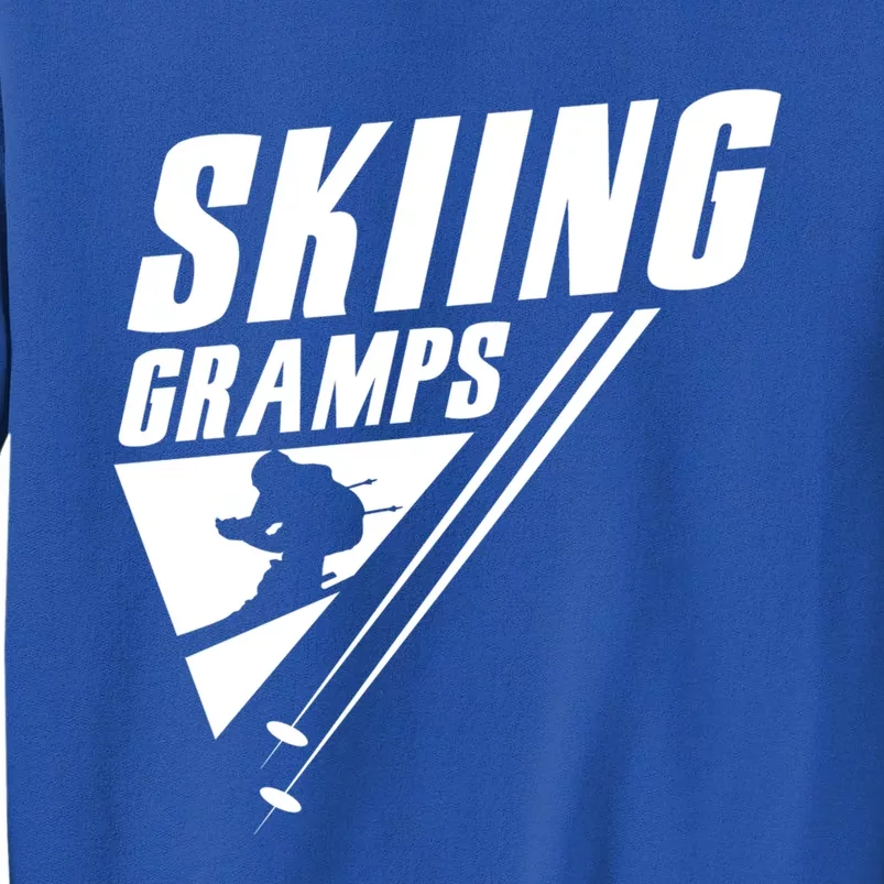 Skiing Gramps Grandad Skier Ski Grandpa Great Gift Tall Sweatshirt