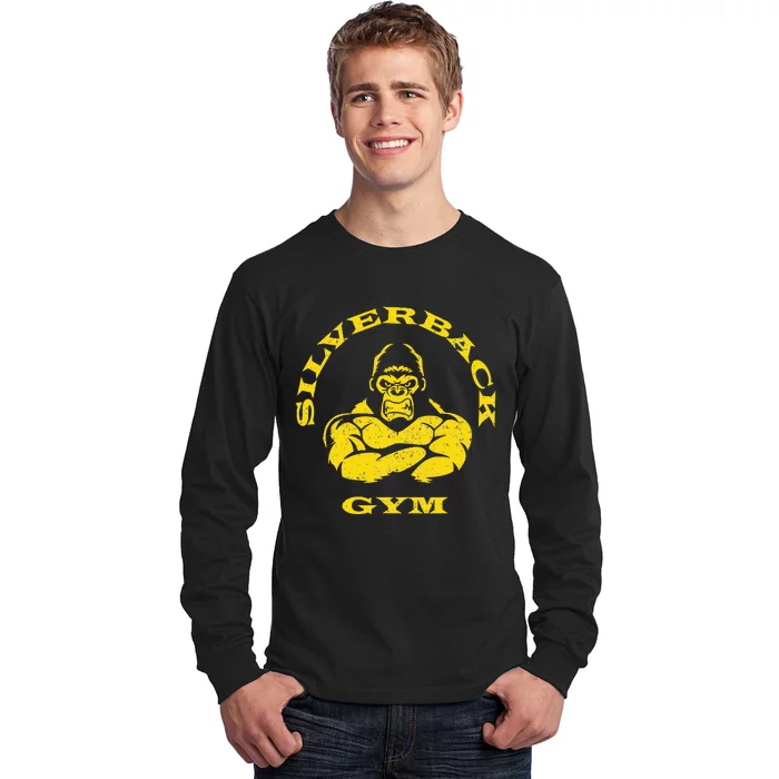 Silverback Gorilla Gym Apparel Powerlifting Strongman Long Sleeve Shirt