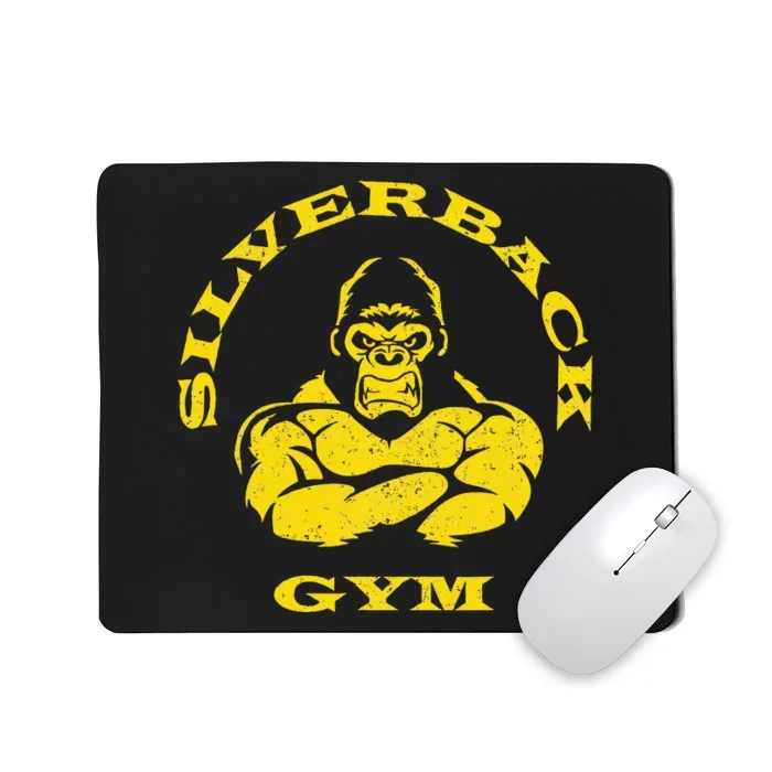 Silverback Gorilla Gym Apparel Powerlifting Strongman Mousepad