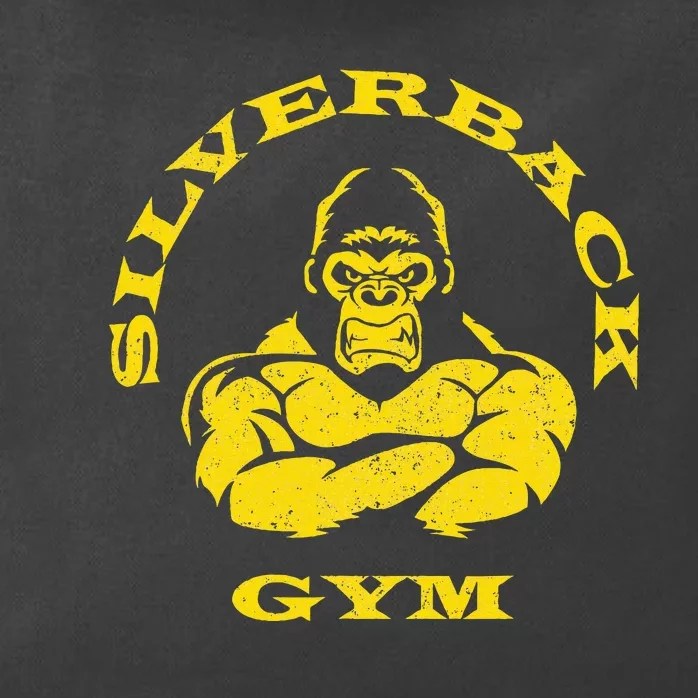 Silverback Gorilla Gym Apparel Powerlifting Strongman Zip Tote Bag