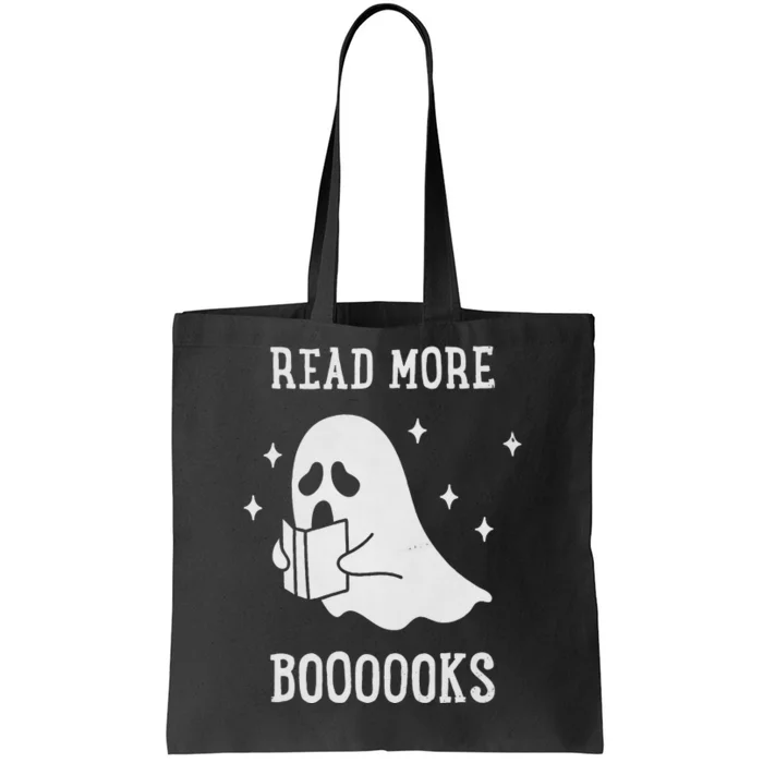 Spooky Ghost Halloween Reads Tote Bag