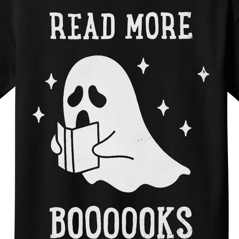 Spooky Ghost Halloween Reads Kids T-Shirt