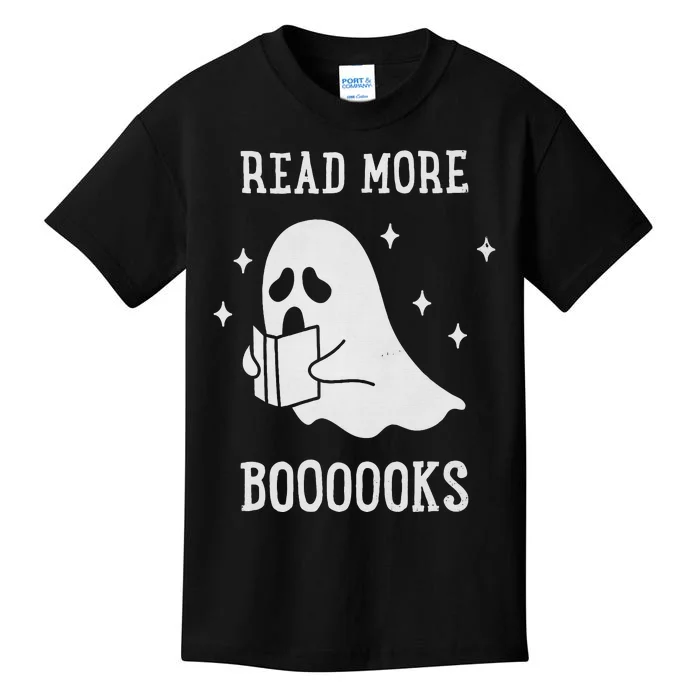 Spooky Ghost Halloween Reads Kids T-Shirt