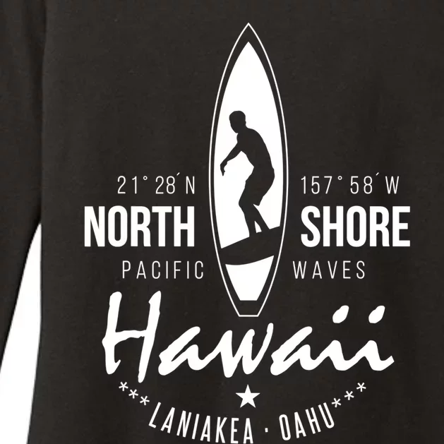 Surfer Gift Hawaii North Shore Laniakea Beach Oahu Womens CVC Long Sleeve Shirt