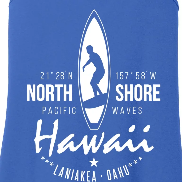 Surfer Gift Hawaii North Shore Laniakea Beach Oahu Ladies Essential Tank