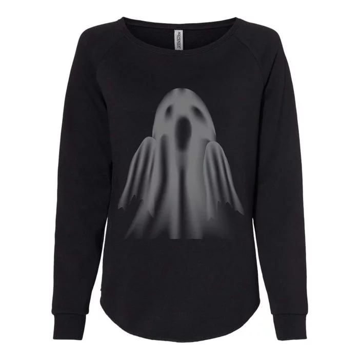 Spooky Ghost Halloween Ghoul Costume Unisex Retro Womens California Wash Sweatshirt