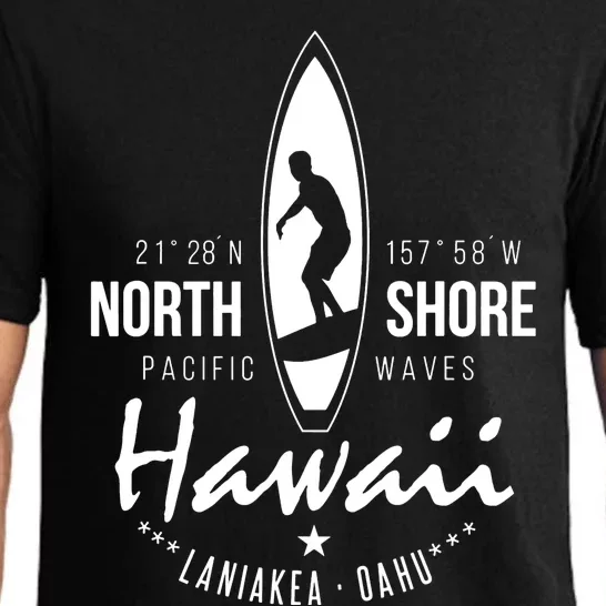 Surfer Gift Hawaii North Shore Laniakea Beach Oahu Pajama Set