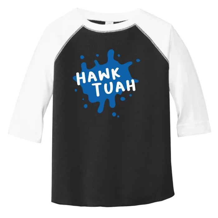 Silly Geese Hawk Tuah Toddler Fine Jersey T-Shirt