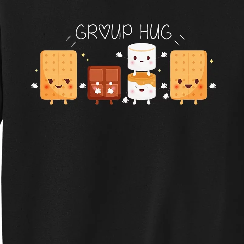 Smores Group Hug Camping Marshmallow Smores Sweatshirt